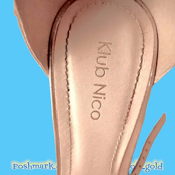 Anthropologie 🦋Rose Gold 🦋Laser Cut Toe🦋Size 8 - Picture 11 of 16